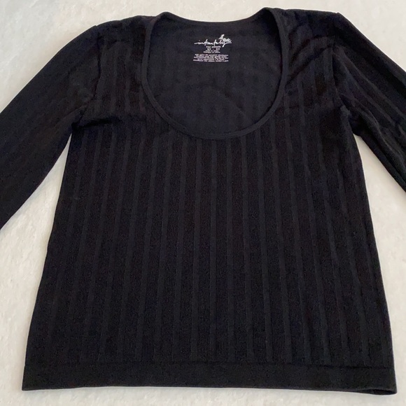 Intimately Free People | Lucy You Long Sleeve Rib Knit Layering Top Black (XS/S) - Picture 9 of 15